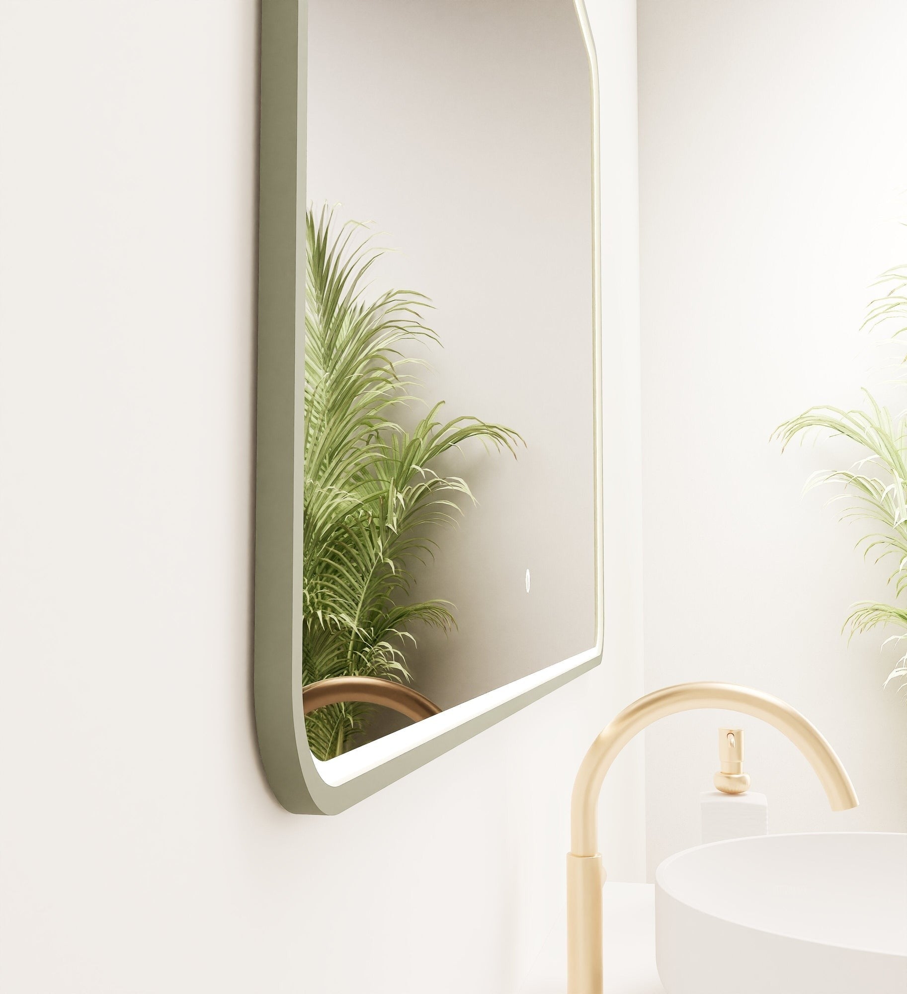 Serenia RECTO Mirror with Integrated LED Lighting - ROVALUX