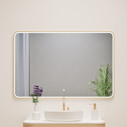 Serenia RECTO Mirror with Integrated LED Lighting - ROVALUX