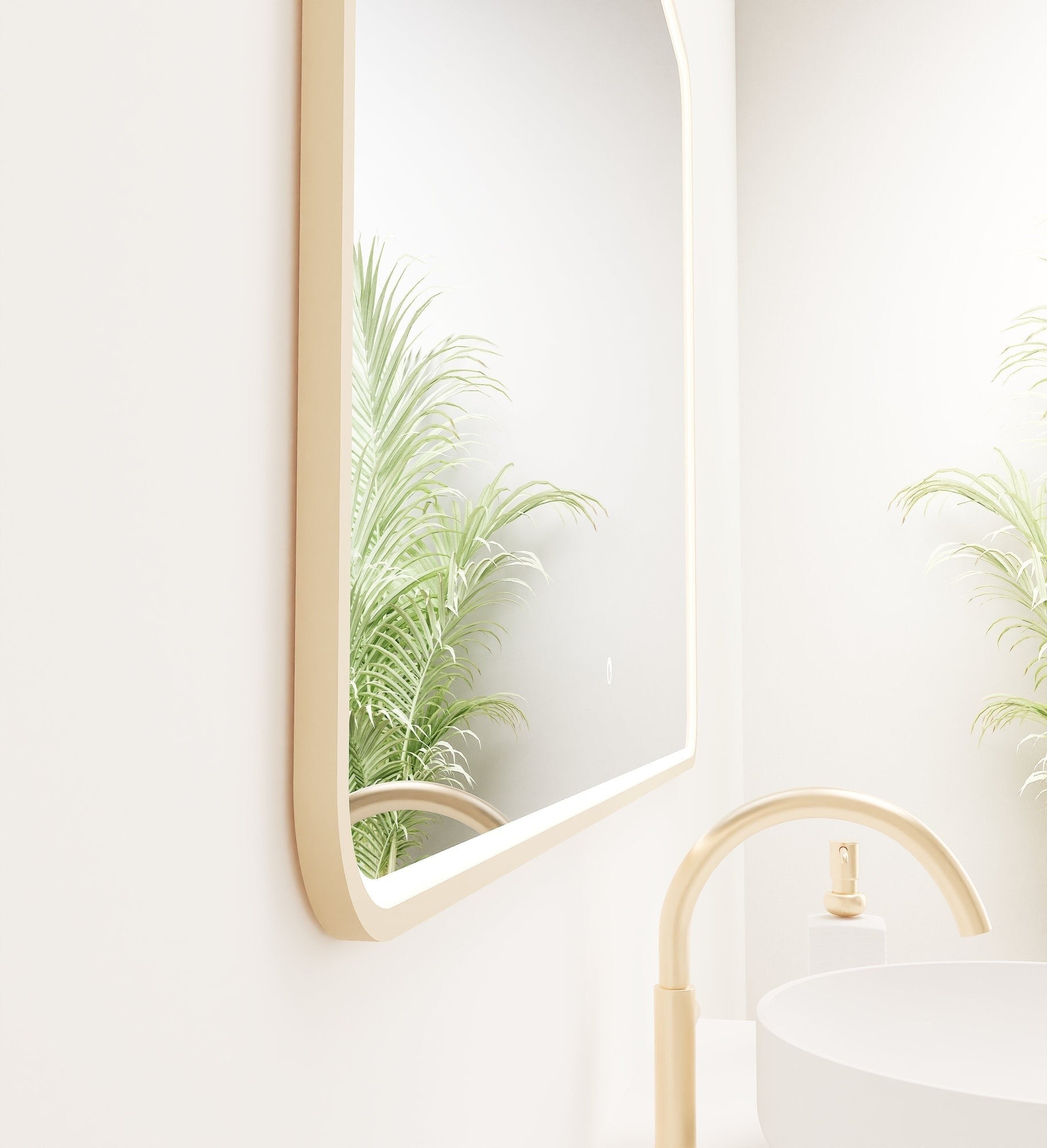 Serenia RECTO Mirror with Integrated LED Lighting - ROVALUX