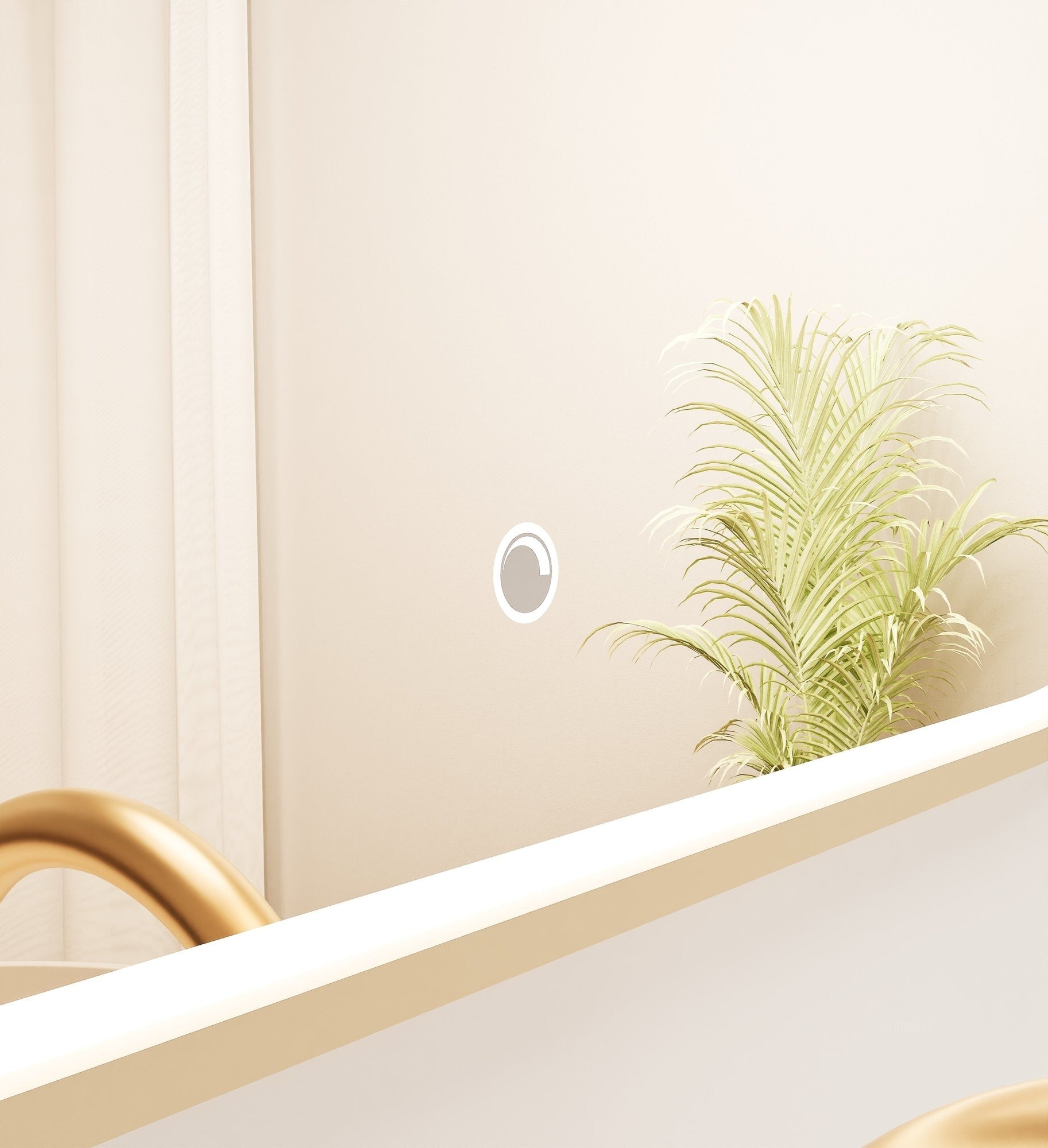 Serenia RECTO Mirror with Integrated LED Lighting - ROVALUX