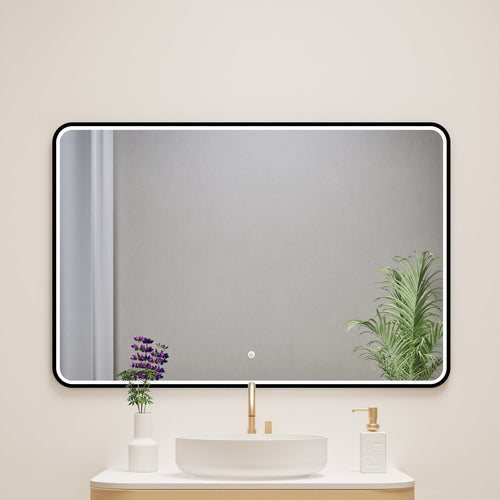 Serenia RECTO Mirror with Integrated LED Lighting - ROVALUX