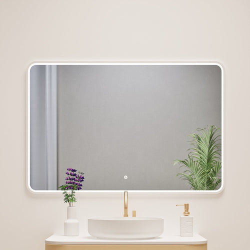 Serenia RECTO Mirror with Integrated LED Lighting - ROVALUX