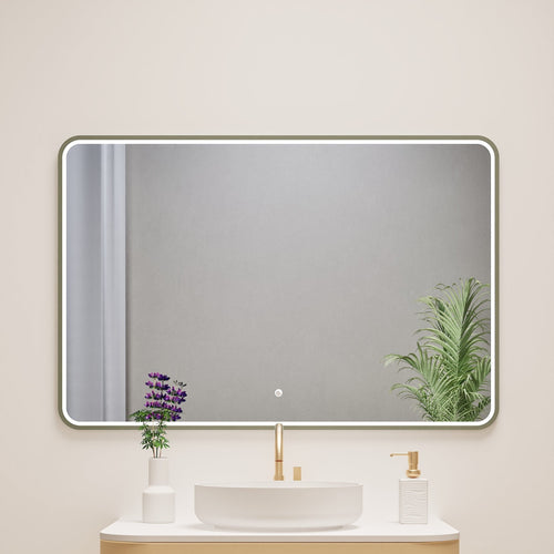 Serenia RECTO Mirror with Integrated LED Lighting - ROVALUX