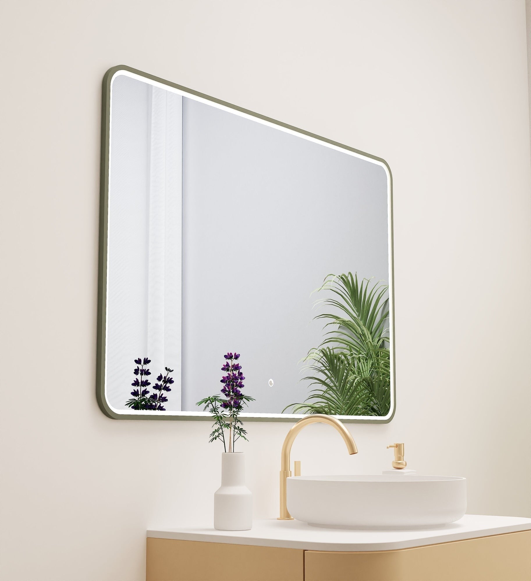 Serenia RECTO Mirror with Integrated LED Lighting - ROVALUX