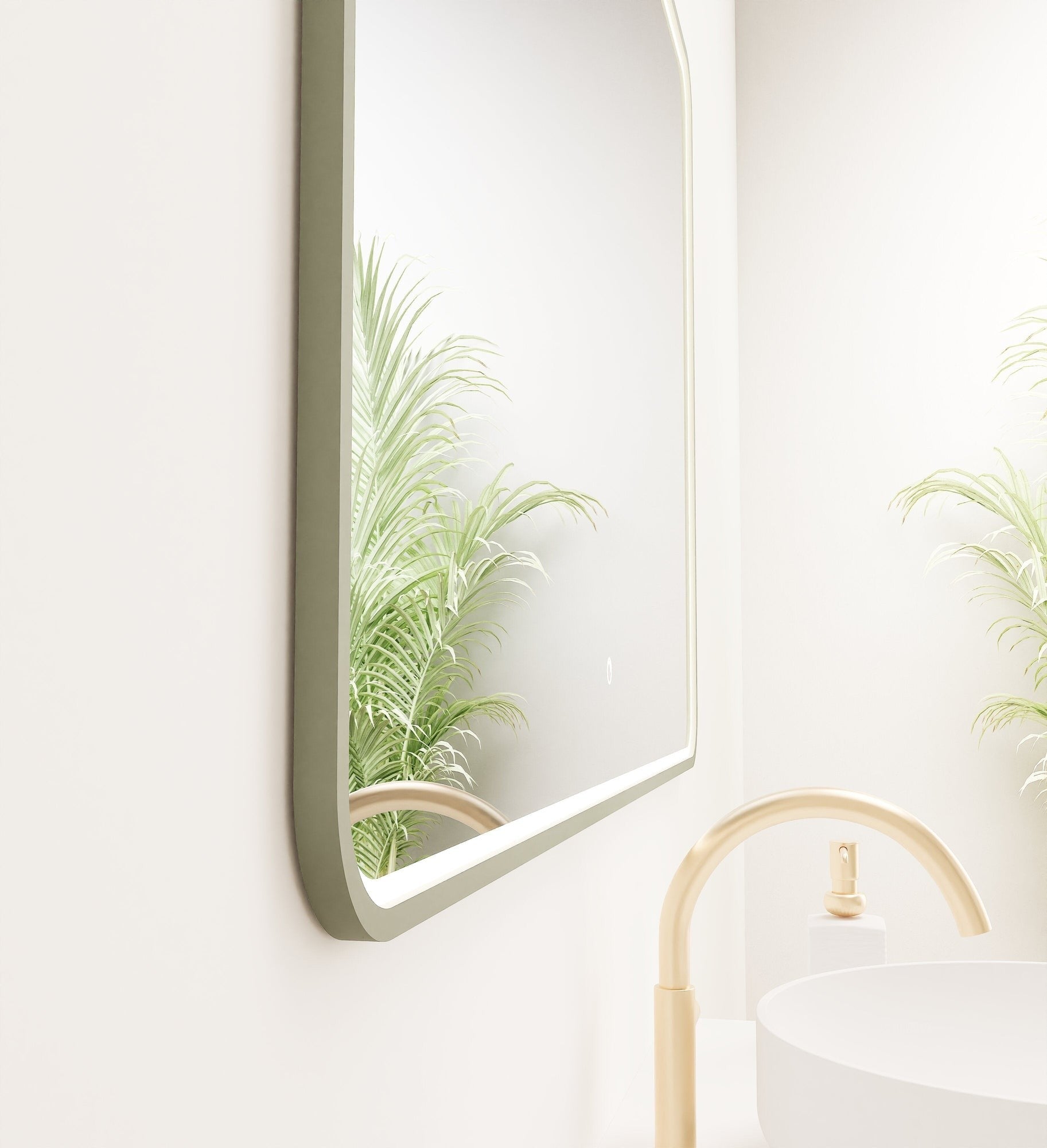 Serenia RECTO Mirror with Integrated LED Lighting - ROVALUX