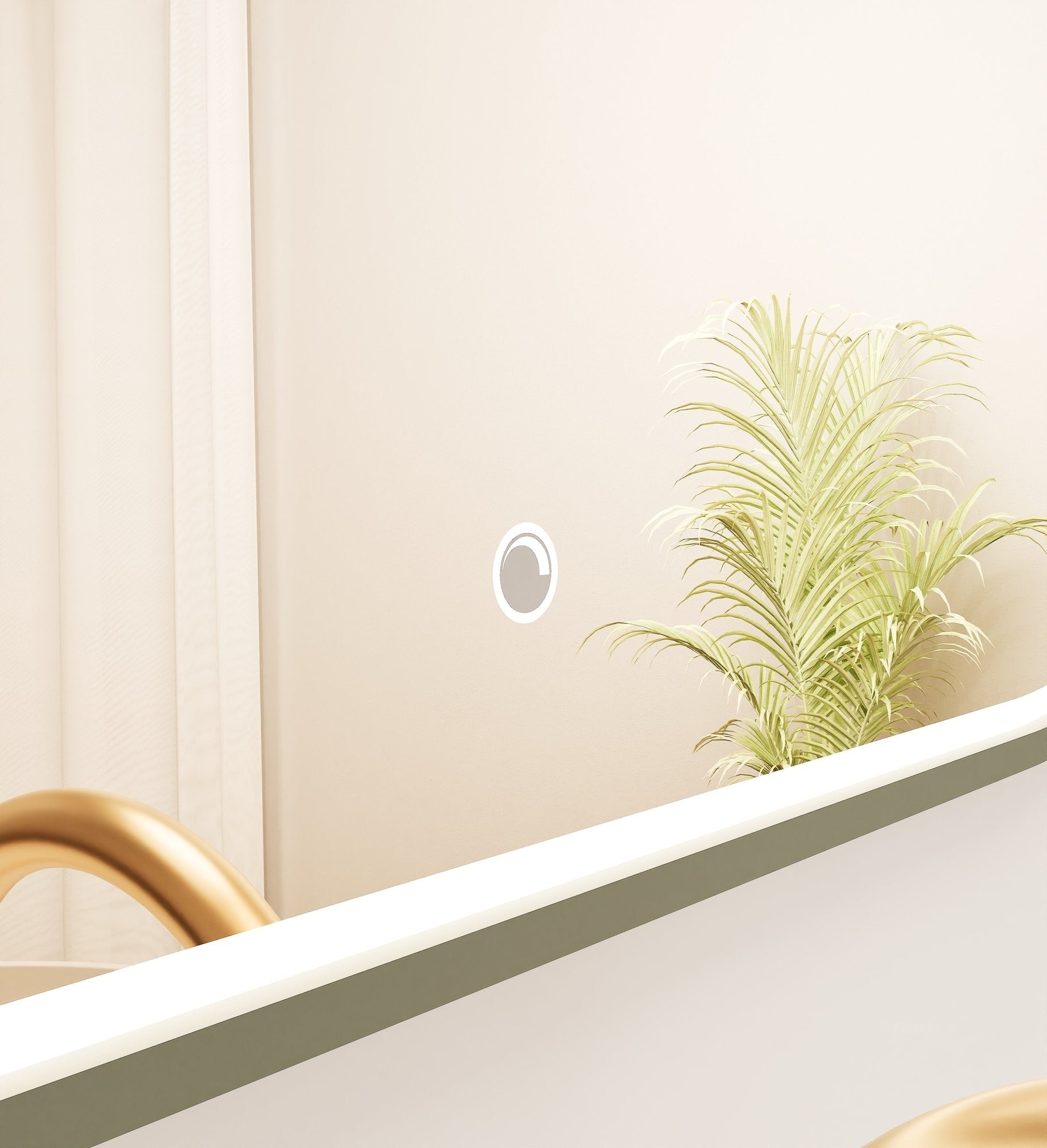 Serenia RECTO Mirror with Integrated LED Lighting - ROVALUX