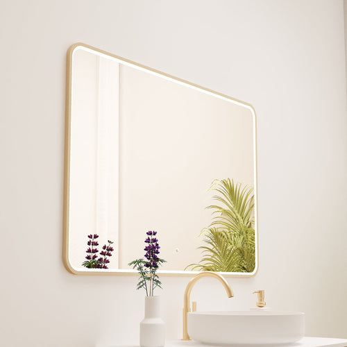 Serenia RECTO Mirror with Integrated LED Lighting - ROVALUX