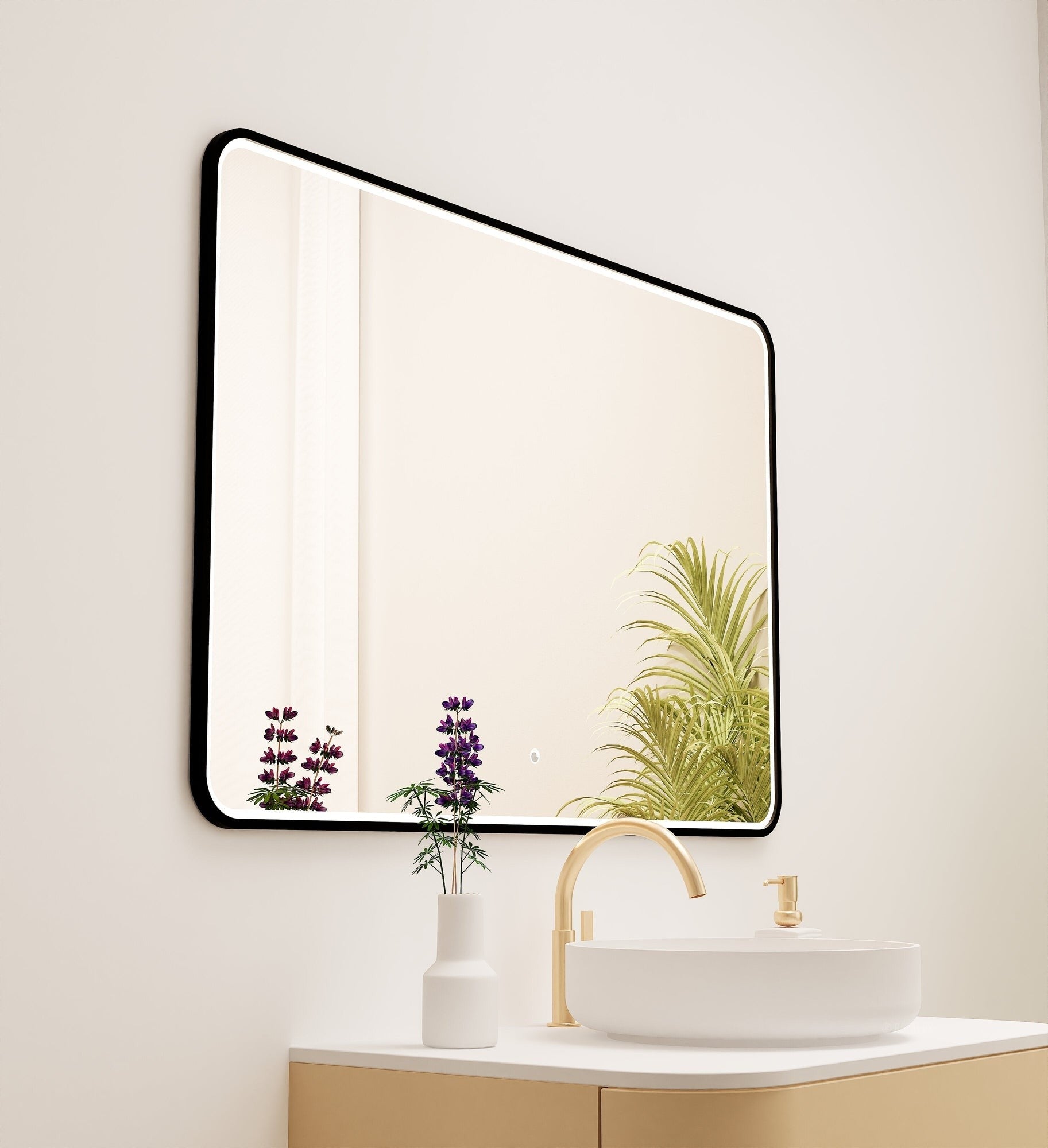 Serenia RECTO Mirror with Integrated LED Lighting - ROVALUX