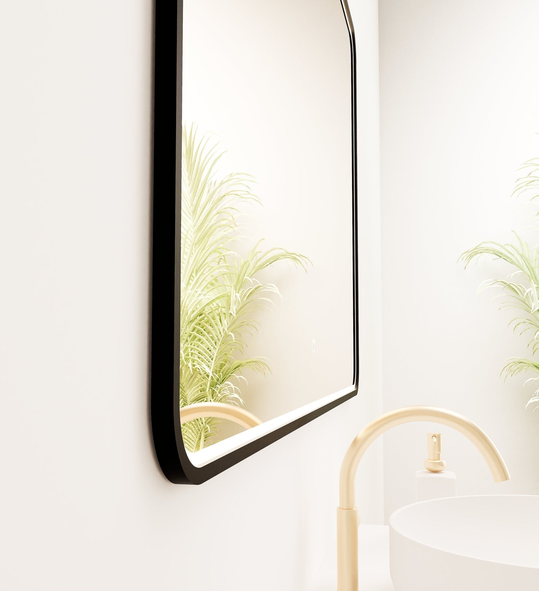 Serenia RECTO Mirror with Integrated LED Lighting - ROVALUX
