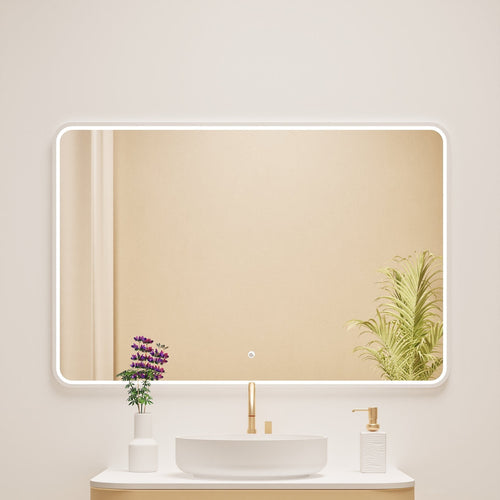 Serenia RECTO Mirror with Integrated LED Lighting - ROVALUX