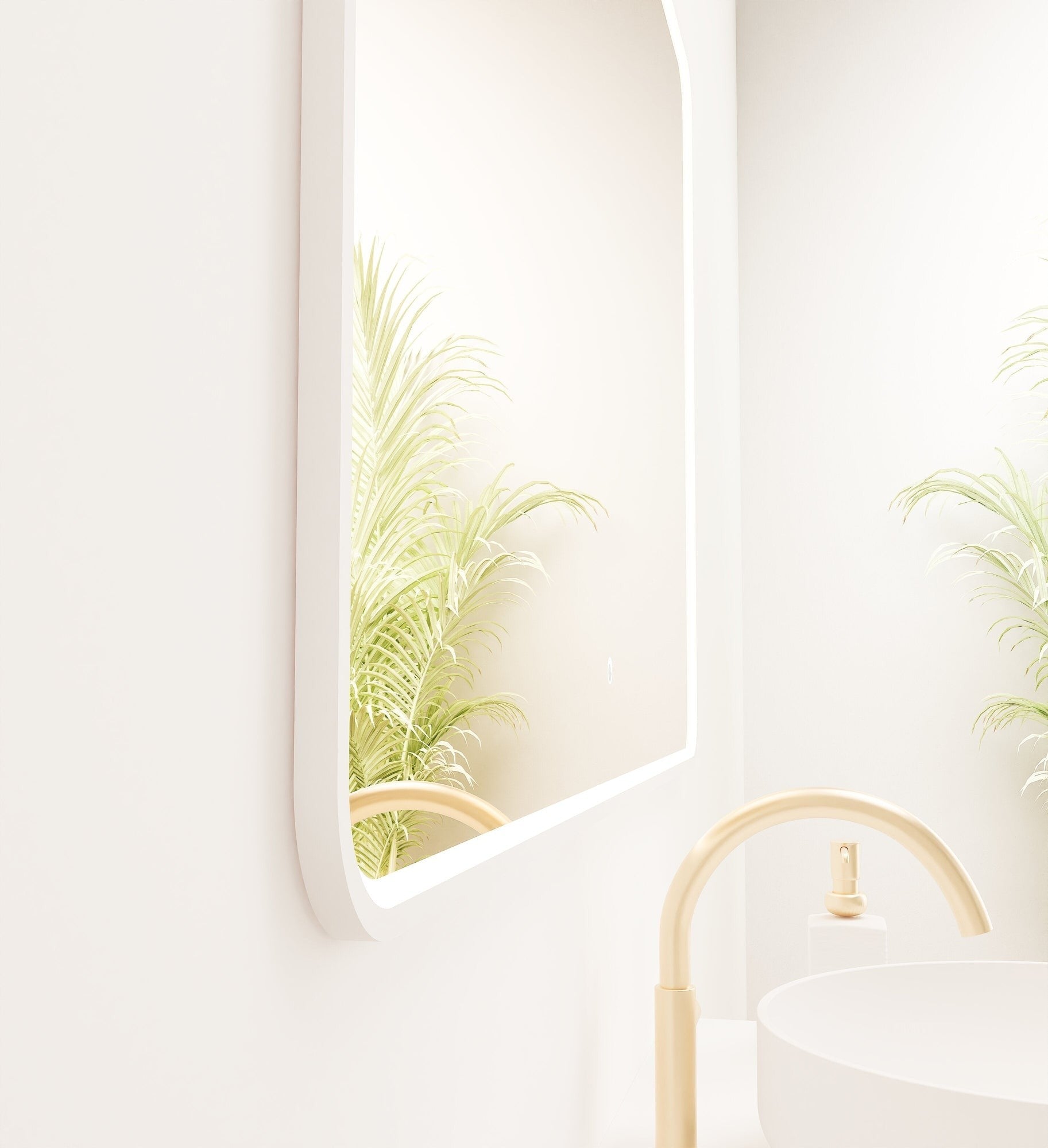 Serenia RECTO Mirror with Integrated LED Lighting - ROVALUX