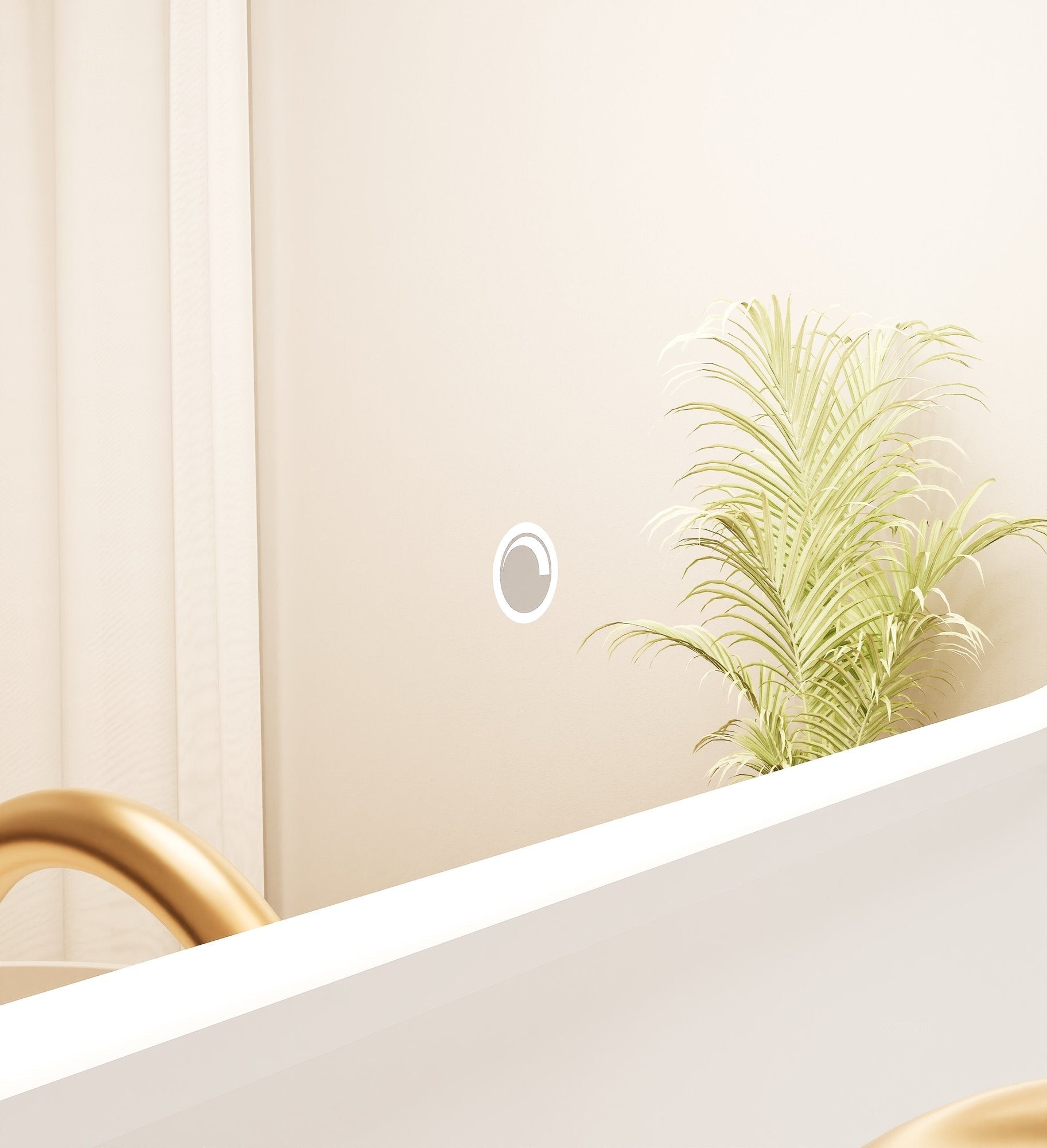 Serenia RECTO Mirror with Integrated LED Lighting - ROVALUX