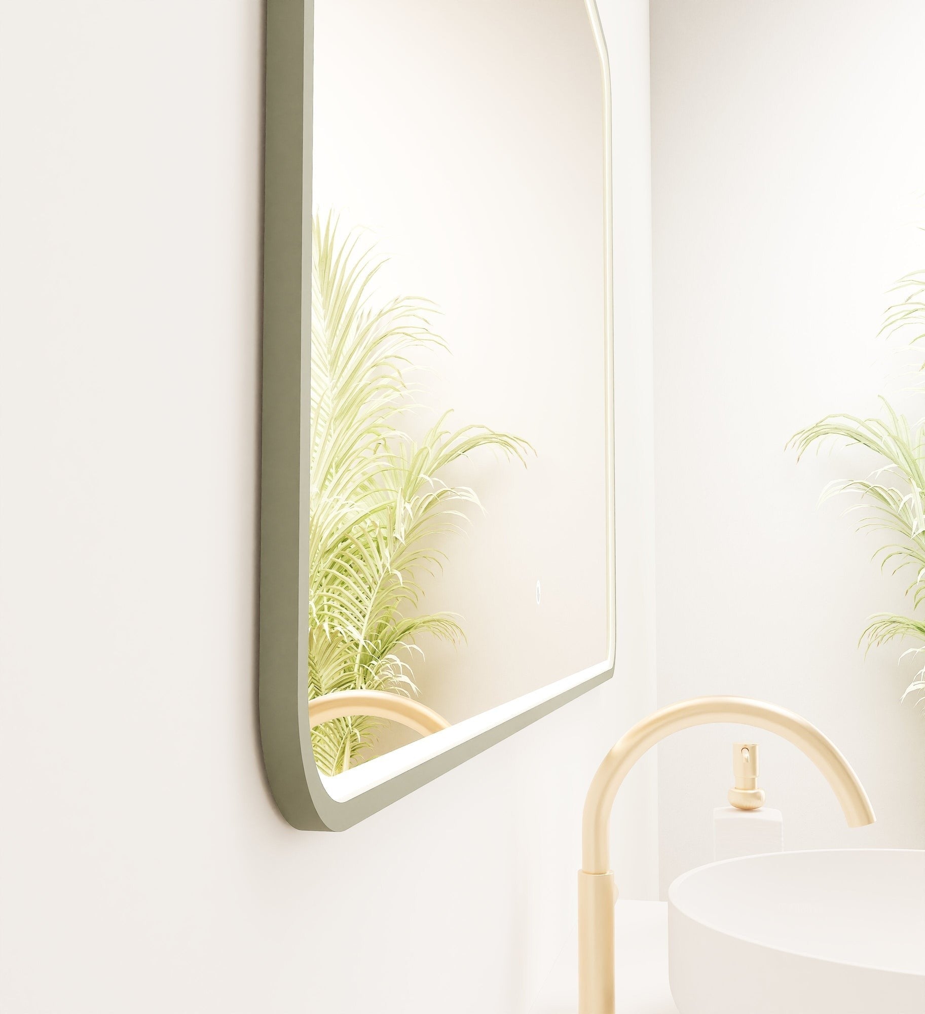 Serenia RECTO Mirror with Integrated LED Lighting - ROVALUX