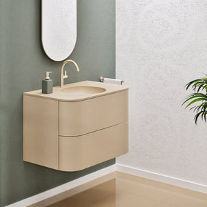 Serenia Flow Single Set - Corian® Sink & Countertop with 2 Drawers - ROVALUX