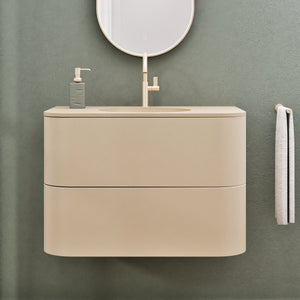 Serenia Flow Single Set - Corian® Sink & Countertop with 2 Drawers - ROVALUX