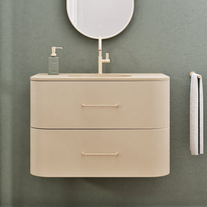 Serenia Flow Single Set - Corian® Sink & Countertop with 2 Drawers - ROVALUX