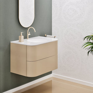 Serenia Flow Single Set - Corian® Sink & Countertop with 2 Drawers - ROVALUX