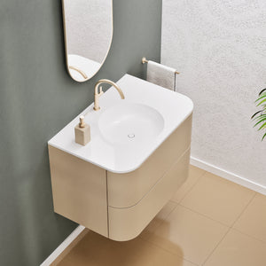 Serenia Flow Single Set - Corian® Sink & Countertop with 2 Drawers - ROVALUX