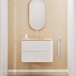 Serenia Flow Single Set - Corian® Sink & Countertop with 2 Drawers - ROVALUX