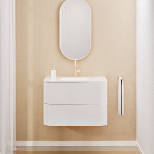 Serenia Flow Single Set - Corian® Sink & Countertop with 2 Drawers - ROVALUX