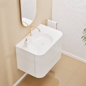 Serenia Flow Single Set - Corian® Sink & Countertop with 2 Drawers - ROVALUX