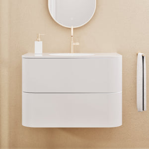 Serenia Flow Single Set - Corian® Sink & Countertop with 2 Drawers - ROVALUX