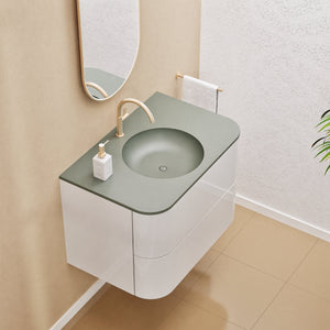 Serenia Flow Single Set - Corian® Sink & Countertop with 2 Drawers - ROVALUX