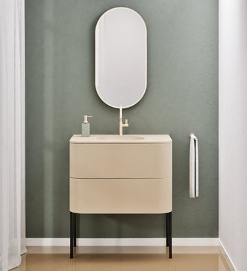 Bisque lacquered wood