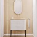  White lacquered wood