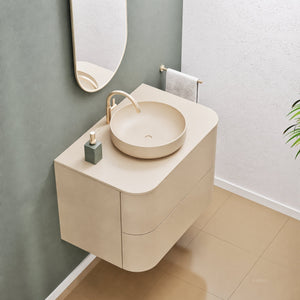Serenia Rise Single Set - Corian® Sink & Countertop with 2 Drawers - ROVALUX