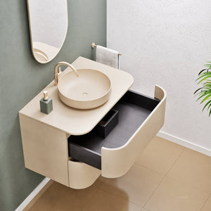 Serenia Rise Single Set - Corian® Sink & Countertop with 2 Drawers - ROVALUX