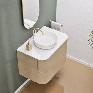 Serenia Rise Single Set - Corian® Sink & Countertop with 2 Drawers - ROVALUX