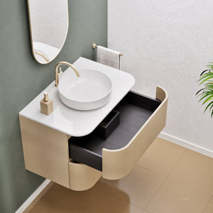 Serenia Rise Single Set - Corian® Sink & Countertop with 2 Drawers - ROVALUX