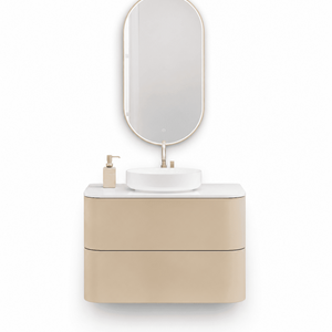 Serenia – Corian® Top Mounted Basin Unit with 2 Drawer Vanity - ROVALUX