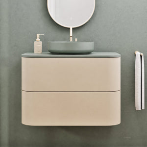 Serenia Rise Single Set - Corian® Sink & Countertop with 2 Drawers - ROVALUX