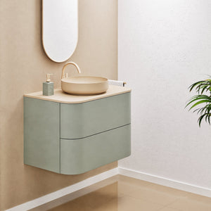 Serenia Rise Single Set - Corian® Sink & Countertop with 2 Drawers - ROVALUX
