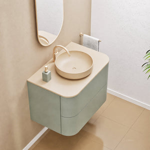 Serenia Rise Single Set - Corian® Sink & Countertop with 2 Drawers - ROVALUX