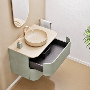Serenia Rise Single Set - Corian® Sink & Countertop with 2 Drawers - ROVALUX