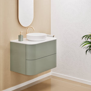 Serenia Rise Single Set - Corian® Sink & Countertop with 2 Drawers - ROVALUX