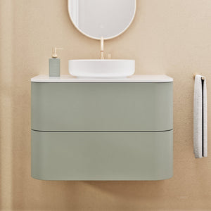 Serenia Rise Single Set - Corian® Sink & Countertop with 2 Drawers - ROVALUX