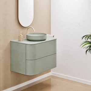 Serenia Rise Single Set - Corian® Sink & Countertop with 2 Drawers - ROVALUX