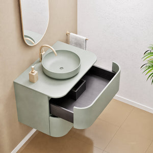Serenia Rise Single Set - Corian® Sink & Countertop with 2 Drawers - ROVALUX