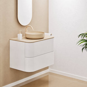 Serenia Rise Single Set - Corian® Sink & Countertop with 2 Drawers - ROVALUX