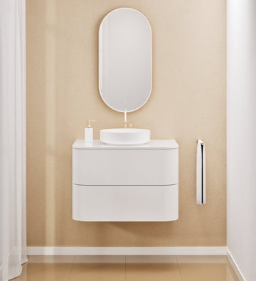 White lacquered wood