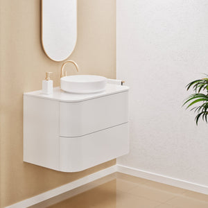 Serenia Rise Single Set - Corian® Sink & Countertop with 2 Drawers - ROVALUX