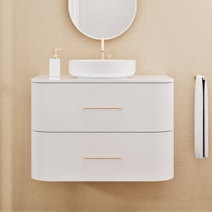 Serenia Rise Single Set - Corian® Sink & Countertop with 2 Drawers - ROVALUX