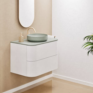 Serenia Rise Single Set - Corian® Sink & Countertop with 2 Drawers - ROVALUX