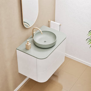 Serenia Rise Single Set - Corian® Sink & Countertop with 2 Drawers - ROVALUX