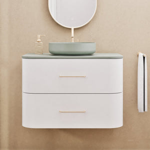 Serenia Rise Single Set - Corian® Sink & Countertop with 2 Drawers - ROVALUX