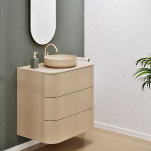 Serenia Rise Single Set - Corian® Sink & Countertop with 3 Drawers - ROVALUX